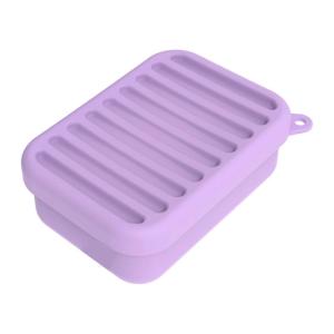 Xà phòng silicon Chủ Lưu Trữ Box Với Nắp chống rò rỉ Và Thoát Nước Lớp Cho Phòng Tắm Du Lịch Lưu Trữ Xà Phòng Tổ Chức Trường Hợp