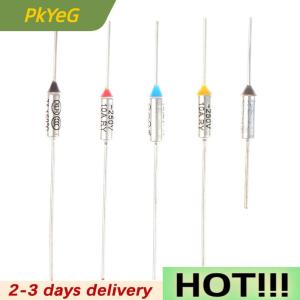 PkYeG 10Pcs Metal Thermal Fuse 10A 15A 250V Temperature 142° 150° 172° 185° 216°