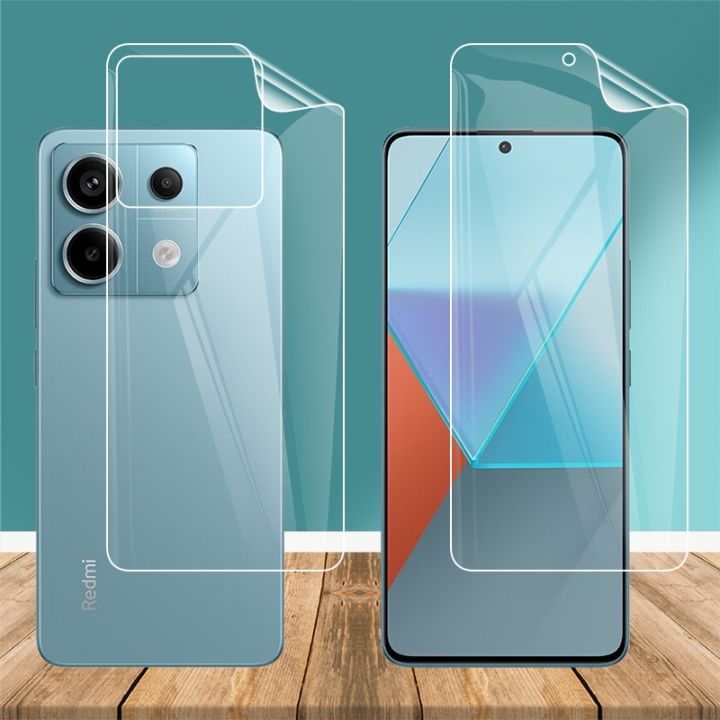 Protection écran Hydrogel Xiaomi Redmi Note 13/Pro 4G/5G - 6 En 1