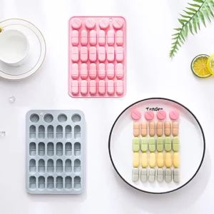 NOTE1 Khuôn Thuốc Khuôn Hình Viên Linh Hoạt Có Thể Tái Sử Dụng Silicone 28 Khoang Thiết Kế Khuôn Thuốc Khay Để Trang Trí Bánh Cupcake