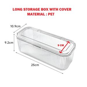 Hair Clip Organizer Storage Box Hair Rope Hair Ties Transparent Children Portable Child Women Organiser 发饰收纳盒透明