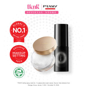 [BUNDLE] PRAMY Moisturizing Matte Finish Makeup Setting Spray + Sheer Translucent Loose Powder