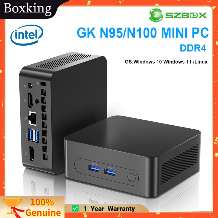 ⚡FLASH SALE⚡SZBOX GK N100 12th Gen Intel N100 Mini PC Windows 11 8GB ...