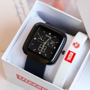 High-End Square Watch Youth Boys Trend Domineering Cool Handsome Casual Cool Korean Simple Student Party