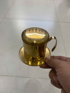 [HCM]Phin Cà Phê INOX  304 Mạ Vàng Cao Cấp Ti Vặn