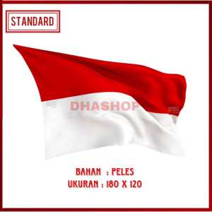 Bendera Merah Putih Ukuran 180 x 120cm