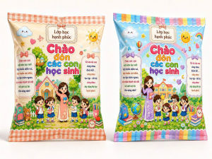 Túi đựng quà bằng giấy tặng học sinh