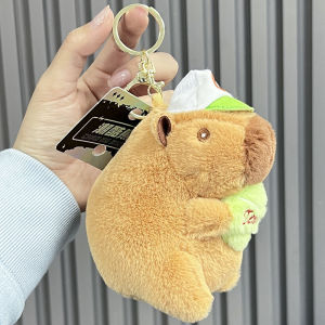 Gấu bông Chuột Capybara chảy mũi Gấu Bông Capybara Chuột Lang Balo Rùa Chuột Lang Bóng Bóng Mini