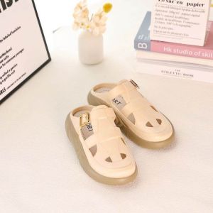 Ann.Fashion รองเท้าแตะแฟชั่นผู้หญิงแบบสวม รองเท้าแตะแบบสวมเปิดปลายเท้า หุ้มหน้าเท้า พื้นนุ่มใส่สบาย #sy164