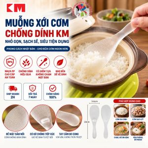 MUỖNG XỚI CƠM CHỐNG DÍNH KM NHẬT BẢN – NHỎ GỌN SẠCH SẼ SIÊU TIỆN DỤNG 5267