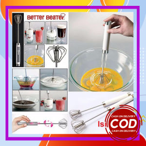 1set Alat Pengocok Telur Semi Otomatis Better Beater 2pcs Egg Better Hand Mixer Manual Alat Kocok Adonan Kue Telur