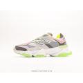New Balance NB 9060 Giày thể thao và giày thông thường thấp bền và thoáng khí dành cho nam Trắng xanh lá cây. 