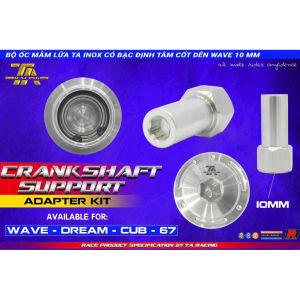 BỘ ÓC INOX ĐỊNH TÂM CỐT VÔ LĂNG 10MM 12MM – HỆ DREAM / WAVE / CUB 67 / FUTURE / WINNER / SONIC / WS110 / BLADE / RSX110