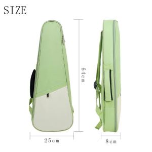 23/24 26/27 Inch Rainbow Series Ukulele Small Guitar with Cotton Waterproof Case Double Straps Padded Guitar Backpack2026