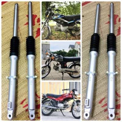 bộ giảm sóc trước xe win hoặc độ chế 67 cd chaly ( kèm casu bảo vệ ti phuộc )