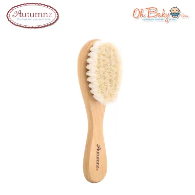 Autumnz Wooden Baby Hair Brush 0m+ | Oh Baby Store