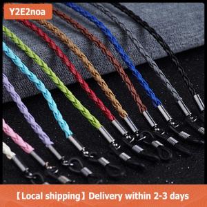 【Local shipping】 Thick Twist Sunglasses Leather Rope Chain Eyewear Braided Glasses Lanyard Strap Outdoor Sports Non-slip Eyeglass Accessories