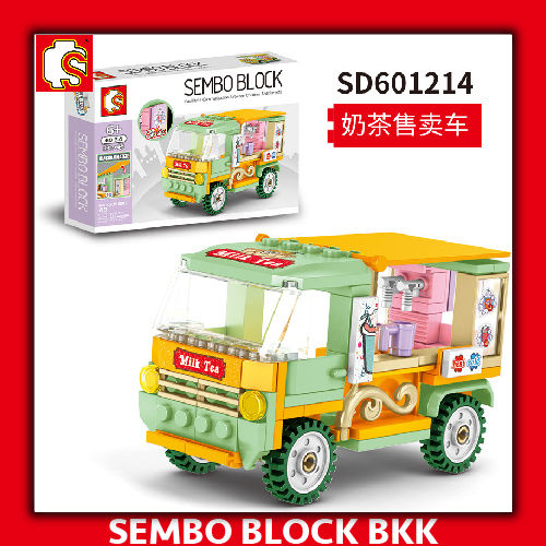 Sembo Block Bus ชุดตัวต่อ SEMBO BLOCK ร้านค้า Street Food ตัวต่อร้านค้า | Lazada.co.th