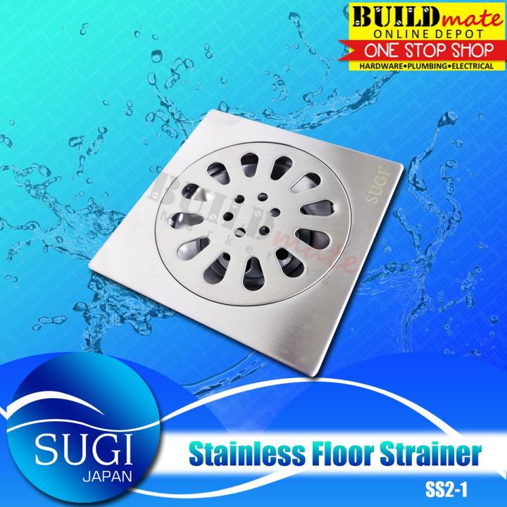 SUGI JAPAN Stainless Steel Floor Strainer SS2-1 - BUILDMATE - | Lazada PH