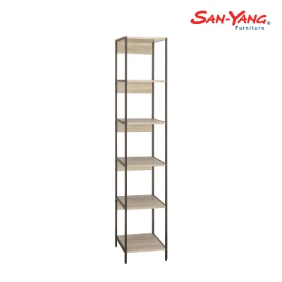 San-Yang Furniture Multishelves 5-Layers Light Oak 221701