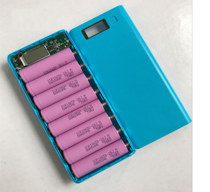 Khung sạc 8 pin 30.000mAh sử dụng pin 18650 (Mạch mới - Chưa pin Xanh ...