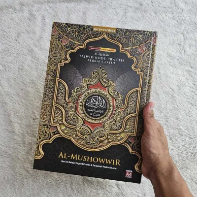 Alquran Terjemahan dan Tajwid Ukuran A4 Besar Al-Mushawwir Alquran Tajwid Praktis Perkata Latin