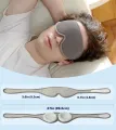 KIPRUN Eye mask for Sleeping, Sleep mask for Men and Women, 100% Light Protection 3D Sleep mask Light Blocking, Adjustable Eye mask, Replaceable Eye Cups. 