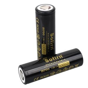 sofirn 21700 3.7V 5000mAh rechargeable power battery Suitable for flashlights and other devices