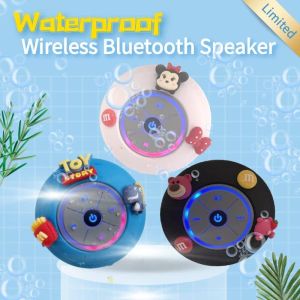 EDEMS Bluetooth Speaker Mini Stereo Waterproof Built-in Microphone for Music Call Intelligent Magic Suction Bathroom Shower Car Home