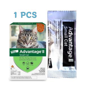 Advantage II Monthly Flea and Fast-Acting Itch ReliefDrops for Cats / Suitable for Cats 8 Weeks of Age and Older