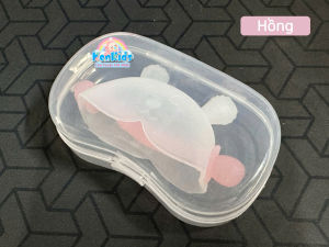 Gặm Nướu Cầm Tay Silicone Hình Gấu Siêu Mềm Không Chứa BPA An Toàn Cho Bé