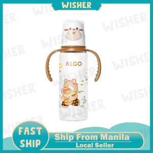 Newborn Anti-flatulence Bottle with Handle 240ml PP Standard Bottle BPA Free