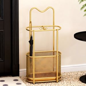 Umbrella Storage Rack Household Doorstep Umbrella Bucket Wrought Iron Umbrella Drain Rack