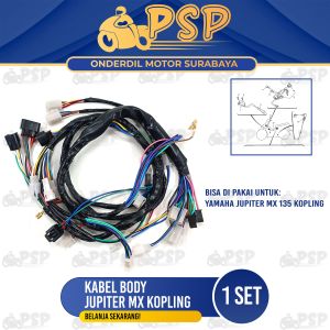 Kabel Body Jupiter MX Kopling - Cable Seling Harness Wire Bodi Utama Komplit Yamaha MX 135 Kopling