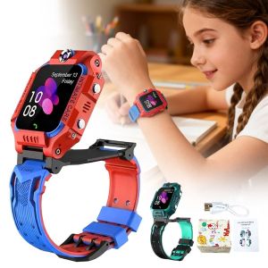 PLLEWY Dual Camera Kids Watches SIM Card Footprint Tracking Kids Smart Watch IP67 Waterproof Waterproof Smartwatch Children