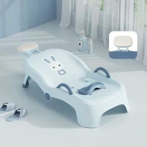 Oldlaiben Children Hair Washing Lounge Chair Foldable Baby Shower Bed Portable Infant Bath Tool Kerusi Basuh Rambut