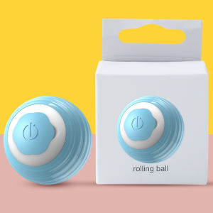 Interactive Smart Electric Rolling Pet Ball with Light-up Features for Cats