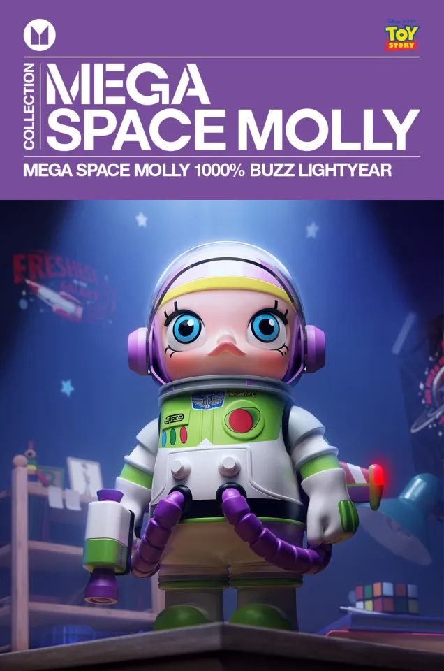 その他 MEGA SPACE MOLLY 1000% Buzz Lightyear POP MART 【正規品保証 毎日発送】 ポップマート 1000％ バズライト