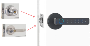 Tuya Smart Digital HDB Bedroom Door Lock - [No Drilling Onsite Installation 1-Year Warranty]