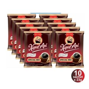 Kapal Api Spesial Mix Kopi + Gula 10 s x 23gr