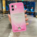 Phone Case for Infinix Smart 9 Hot 50i Hot 50 New 2024 Beautiful love pattern with Card Pocket Design Silicone Soft Casing Infinix Hot50 Hot50i Smart9 phone cover. 