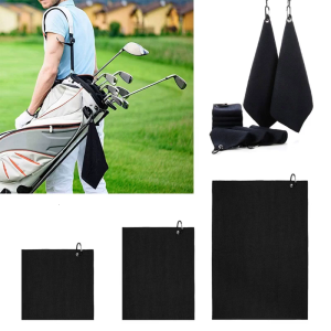 Khăn dùng trong đánh golf cho túi golf với kẹp cacbin cao cấp sợi nhỏ Waffle mô hình Khăn dùng trong đánh golf cho phụ kiện chơi gôn nam nữ
