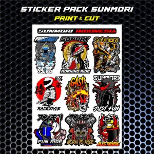 Paket Stiker Racing Motor Sunmori