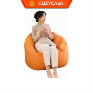 【COZYCASA】S9 Waterproof Bean Bag Sofa Chair with Leg Rest Bedroom Lounge Seat