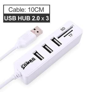 ZUZG USB Hub 3.0 Multi USB 3.0 Hub USB Splitter High Speed 3 6 Ports 2.0 Hab TF SD Card Reader All In One For PC Computer Accessories
