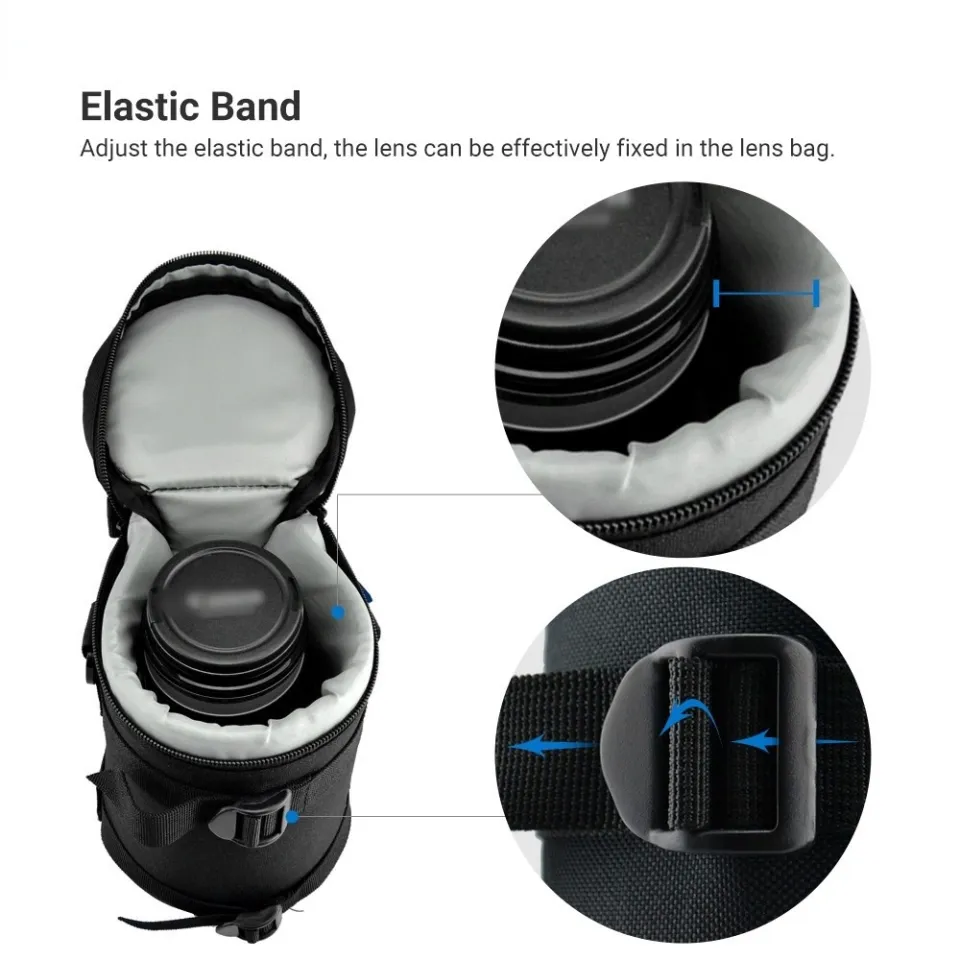 Easycover Custodia In Neoprene Verde Camo Per Obiettivo Canon EF 70-200mm F/2.8L IS II / III USM - Foto 12