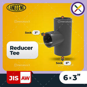Langgeng Reducer Tee JIS-AW 6x3" - Fitting PVC