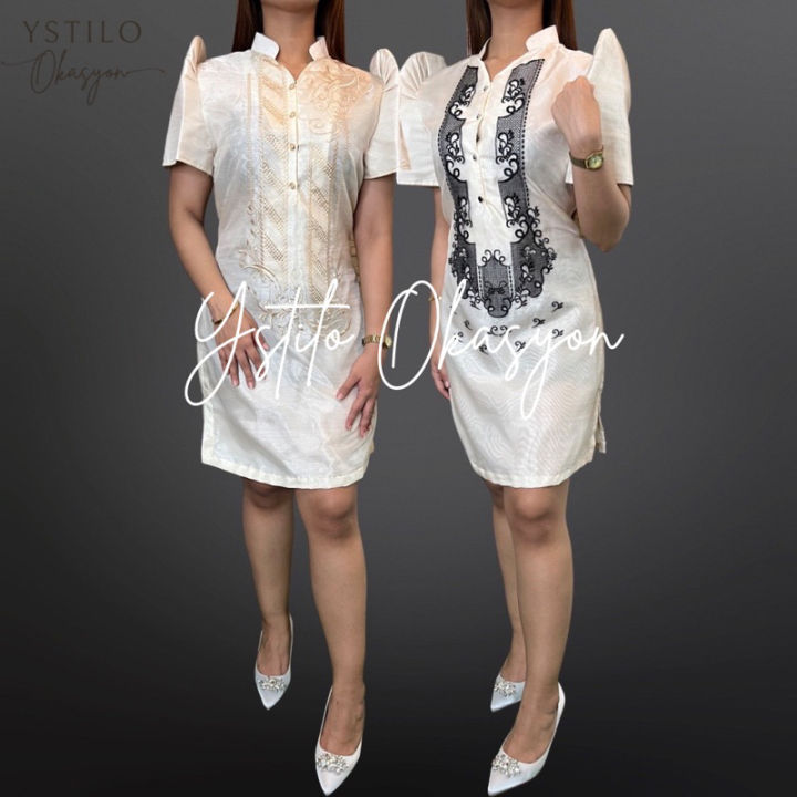 graduation modern filipiniana dress MICAH FILIPINIANA DRESS