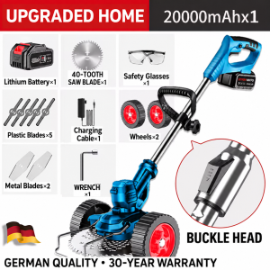 24V Grass Cutter Rechargeable Trimmer Brushless Motor Adjustable Shaft Dual Switch with