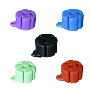 5Pcs Elastics Fishing Rod Tie Downs Clip AntiCollision Fish Rod Protectors Flexible Fasteners Bindings Fishing Tool